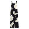 Women's Casual Jumpsuit Sleeveless Halloween Printed Cotton Jumpsuit