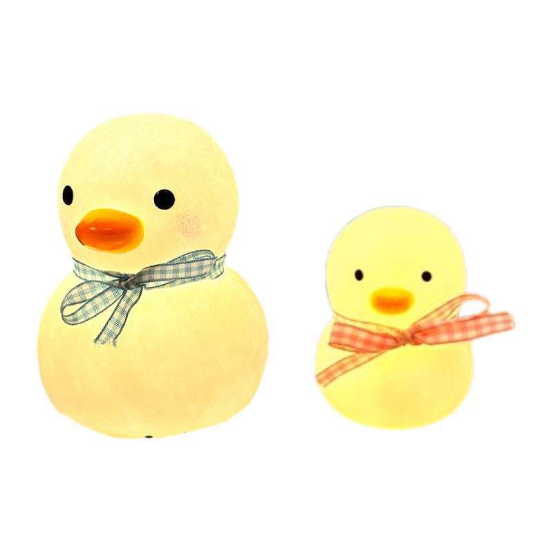 Cartoon Ente Nachtlicht Kreative Schlafzimmer Nachttischlampe Dekoratives Spielzeug Leuchtende Kinderlampe
