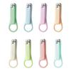 Child-Safe Anti-Pinch Baby Nail Clipper Set - Anti-Splash, Cute Design, Portable for Kids and Students