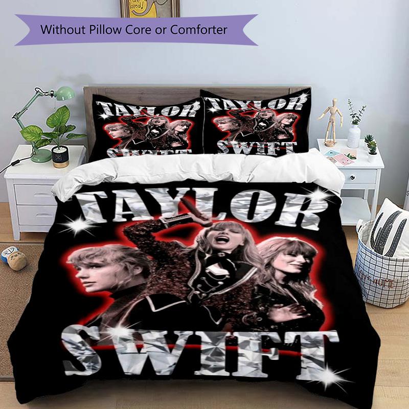3pcs Taylor Swift Duvet Cover Set,  Includes 1 Duvet Cover and 1/2 Pillowcases (No Insert) yy251104230