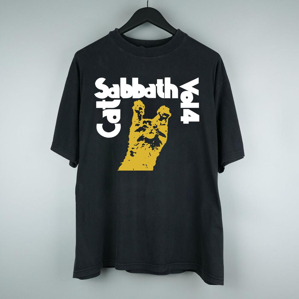 Black Sabbath Collection Funny Cat Album Gift For Fan S to 4XL T-shirt Unisex T-Shirt XXXL
