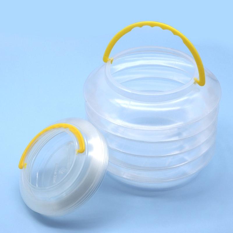 Painting Brush Washing Bucket Mini Foldable Plastic Acrylic Oil Painting Brush Bucket for Art Watercolor Oil Painting