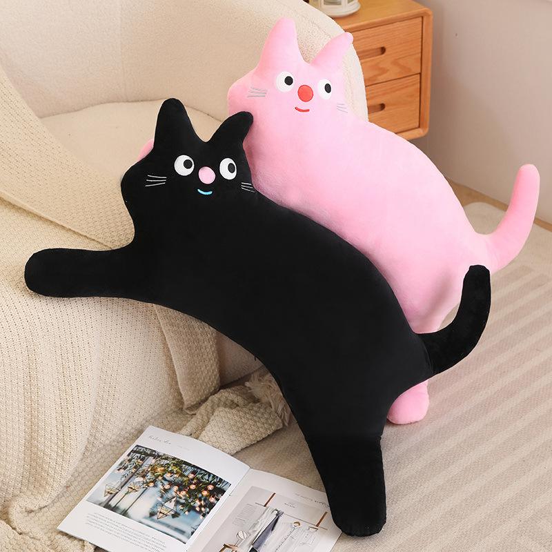 Cute Cat Throw Pillow Plush Toy Kitten Doll Home Sofa Pillow Cushion Girl Doll
