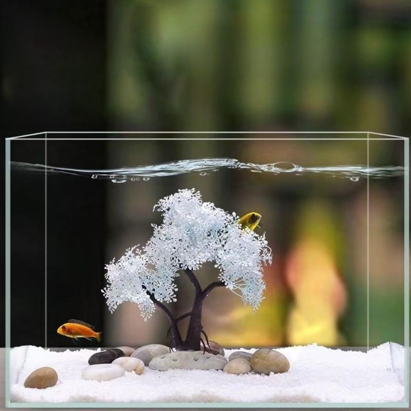 Artificial Water Plant Pine Tree For Aquarium Decoration Underwater Landscape Easy Maintenances Fishtanks Ornament