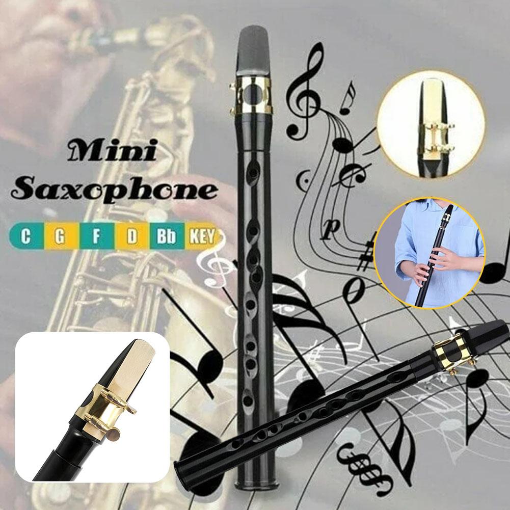 

Мини Карманный Саксофон C Key Sax Деревянный Духовой Инструмент Саксофон Деревянный Духовой Портативный Инструмент Musi G7X0
