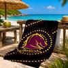 Brisbane Broncos Strandtuch, Schnelltrocknend, Pflegeleicht, Geeignet für Fitness und Strandurlaub, Sport-Essential