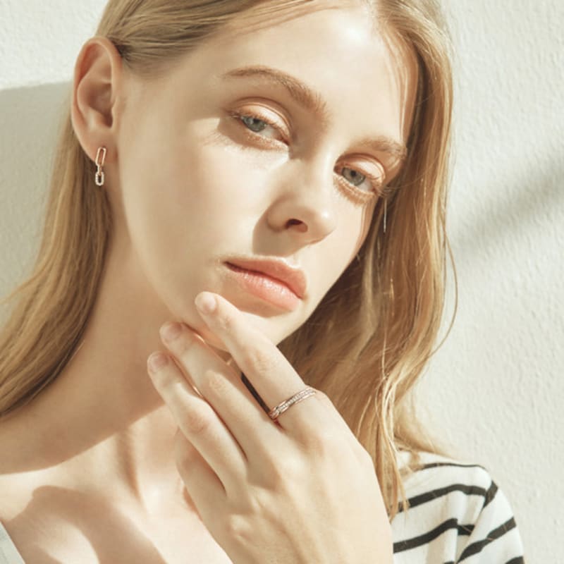 ELLE Jewelry Volume Cubic Ring ELBRWR120