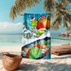 Asciugamano da spiaggia Grinch Campeggio all'aperto Asciugamano da spiaggia per vacanze nuoto Piscina all'aperto Asciugamano da bagno assorbente