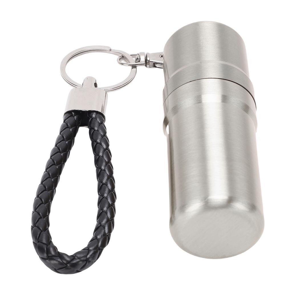 Portable Metal Storage Jar Aluminum Alloy Airtight Container Multipurpose Water Proof Small Bottle for Outdoor Camping Travel