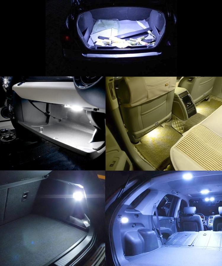 2 PCS 36mm Festoon 3W 300LM White Light 8 LED 3528 SMD Canbus Error-Free Car Reading Lamps, DC 12