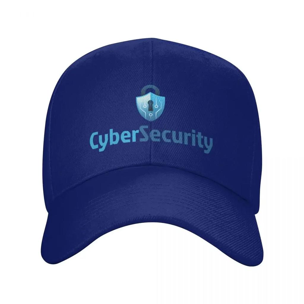Cyber Security Lock Blue Baseball Cap Sun Cap Luxury Unisex Hat Trucker Cap Christmas Hat Hats Unisex Womens