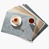 Placemats, Faux Leather Table Mats Set,  Place Mats Non-slip Thermal Stain-resistant Easy To Clean Table Mat for Table,kitchens
