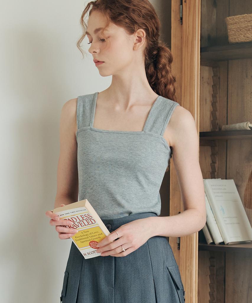 ZEROSTREET [3 Colors] Basic Sleeveless T-Shirt