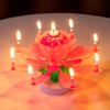 2025 Creative Lotus Birthday Number Candles for One-Year-Old Boys & Girls