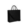 New COACH Cross Grain Leather Canvas Tote Shoulder Bag, Crossbody Bag, Handbag Large Size Women's Black CJ844-BLK