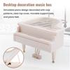 Premium-2X Piano Music Box, White Clockwork Mechanical Musical Boxes, Classical Music Box For Girls Birthday Gift