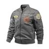 Embroidered Jacket with Cotton/thin Air Force Cotton Coat Ma1 Pilot Jacket Men's Flight Jacket