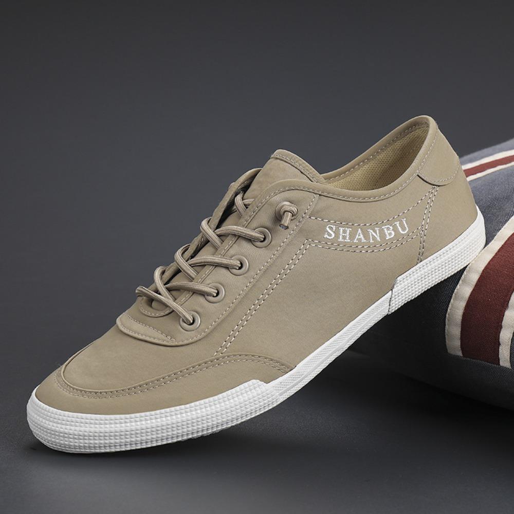 New Casual Men's Shoes Breathable Canvas Shoes Man Versatile Casual Cloth Shoes Flat Bottom Sneakers for Men
