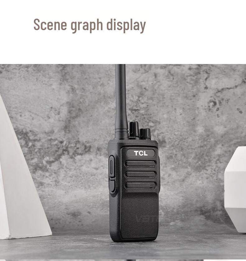 Compatible with TCL HT6/HT8/HT9 Walkie-Talkie for High-Power Outdoor, Basement, Construction, or Hotel Use