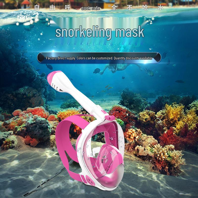 Snorkel in PVC Monopezzo per Adulti e Bambini per Viaggi e Immersioni