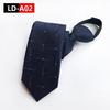 Ruifeng Men's 8cm Elastic Tie - Easy Pull, Formal Wedding or Business Wear