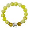 Chalcedony Beaded Bracelet for Women 10mm Round Beads Natural Stone Stretch Bangle Handmade Jewelry Gifts
