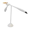5pcs White Seagull Statue Balancing Nautical Sculpture Mobiles Seagull Figurine  For Patio