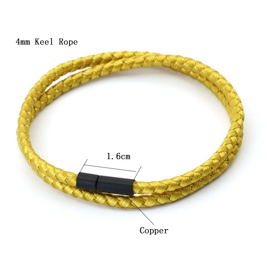 New Minimalist Keel Rope Bracelet For Men Bilayer Wrap Braslet Bangle Homme Nautical Braclet Gifts For Him Pulseria Joias