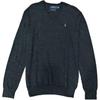 Polo Logo Embroidered V-Neck Wool Sweater Men Sweater 710781028-007