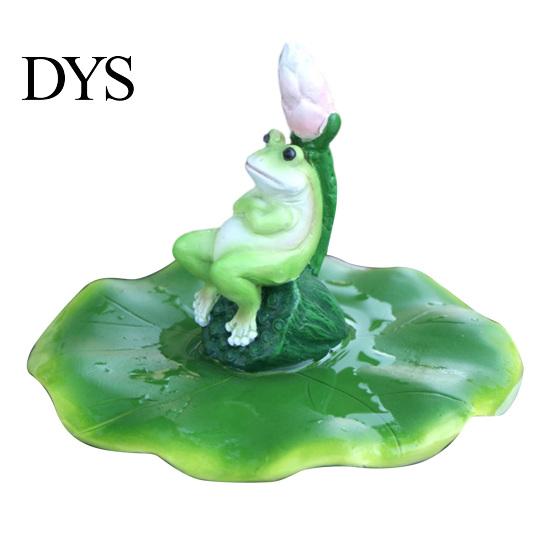 Garden Animal Statues for Water Features Floating Frog Pond Ornament, Realistic Resin Statue, UV Protected Statue Patio Decor Weather Resistant
