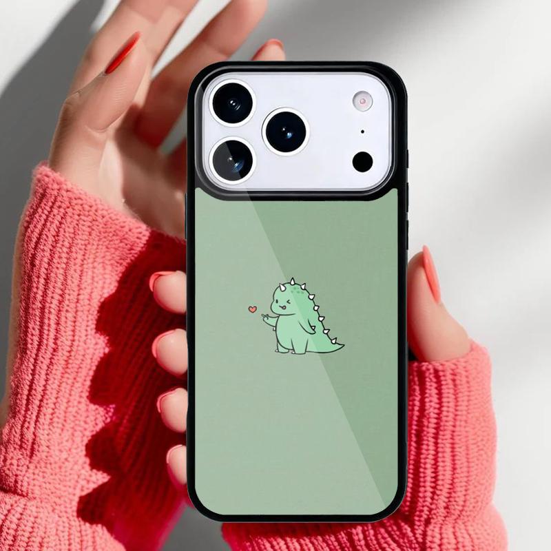 Animal Dinosaur Fun Dino soft Phone Case for iPhone 17 16 15 14 13 Pro Max Back Cover for 12 11 Pro Coque