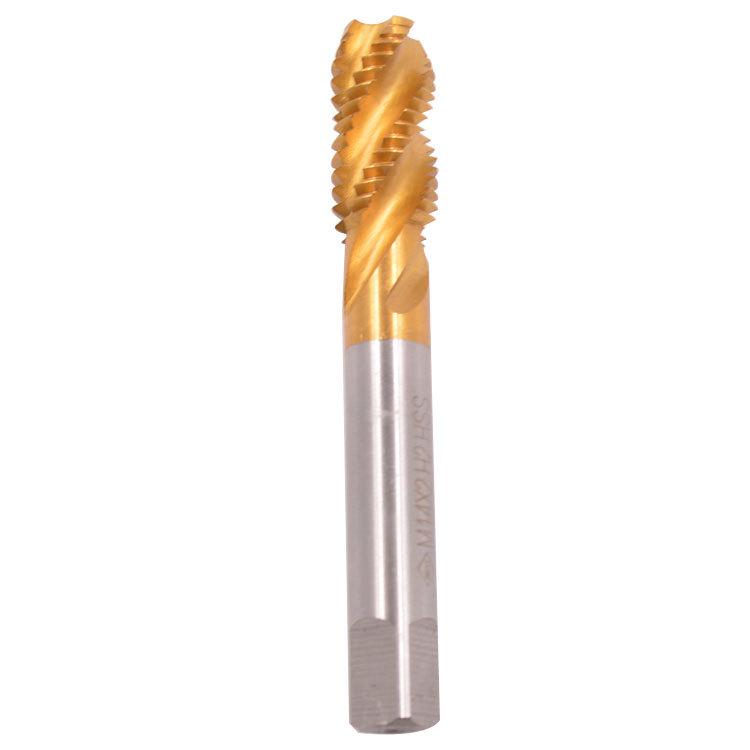 Titanium-Plated Spiral Flute Machine Tap Set M2-M20