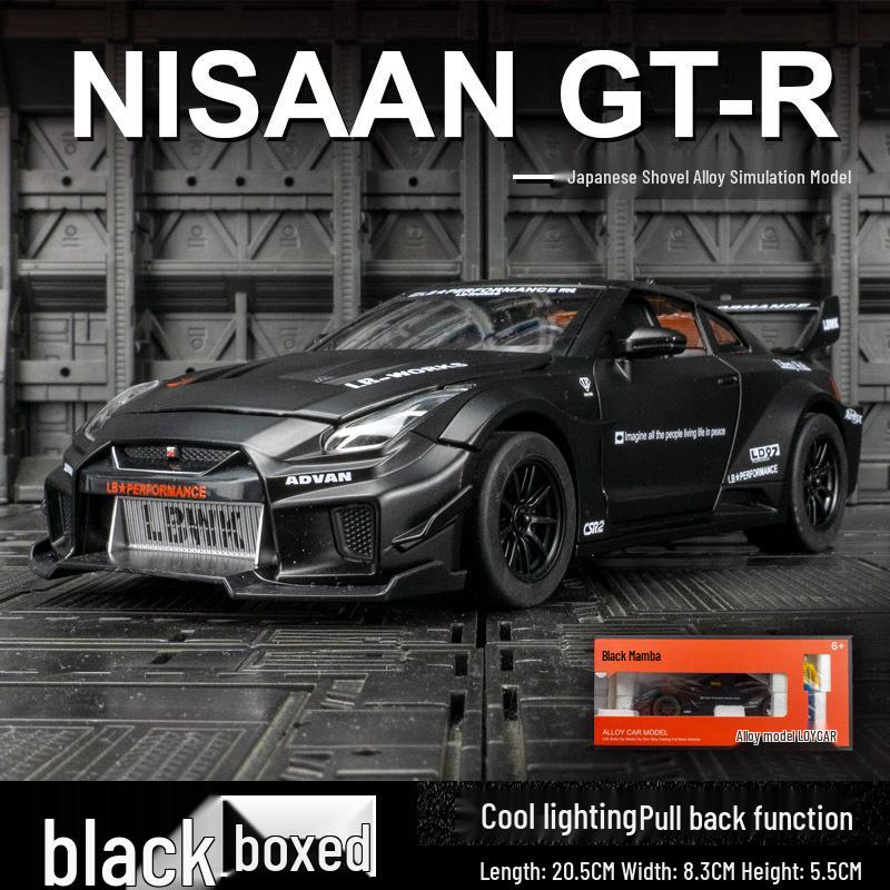 

Black Mamba H2053 Simulation War God Sports Car Model - Alloy Toy with Sound, Light, and Pull-Back Features