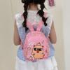 School bag new love cartoon children's bag kapibara lightweight backpack snack bag