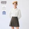 Women's Cropped Lapel Shirt