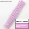 100Pcs Chenille Stems Toys Diy Strips Twist Bar Anvil Wire Craft Pipe Creative Hobby Children Plush Stick Chenille Sticks