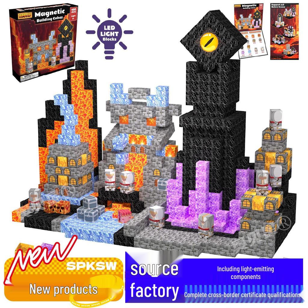 Mine Cave Magnetic Building Blocks: Aobei Star Toy for Children