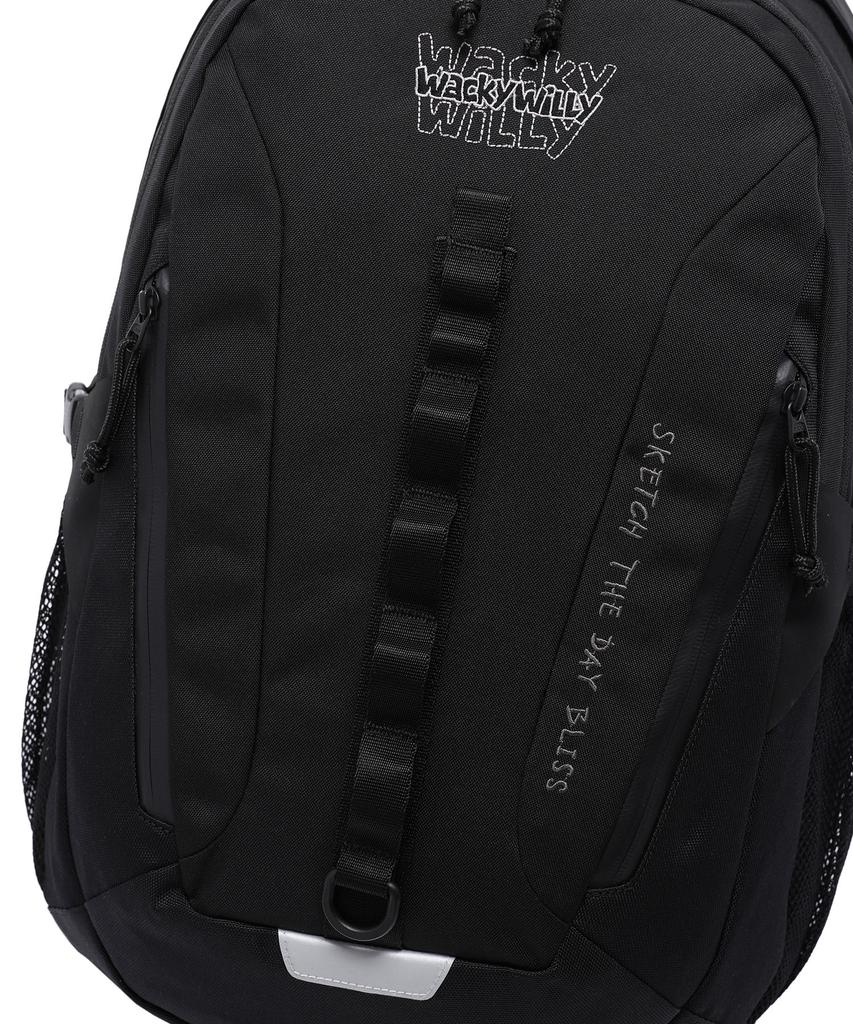 Wacky Willy [26Ss] Kiki Metal Clip Backpack Black