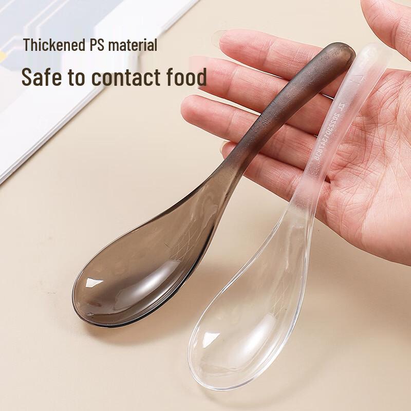 OLOEY Disposable Plastic Spoons