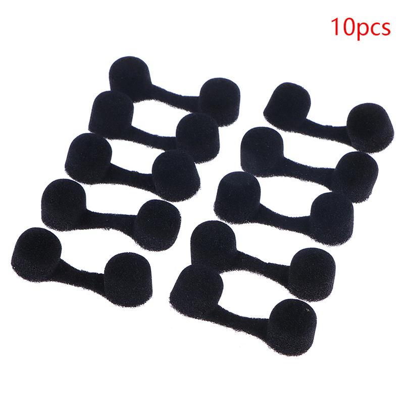 10X Black White Disposable Soft Sponge Nose Nasal Plug Filters For Spray Tanning