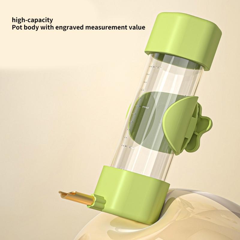 No Drip Small Animals Water Bottle Automatic Water Feeder Dispenser for Birds Ferrets Rabbits 220ml No Mess for Cage