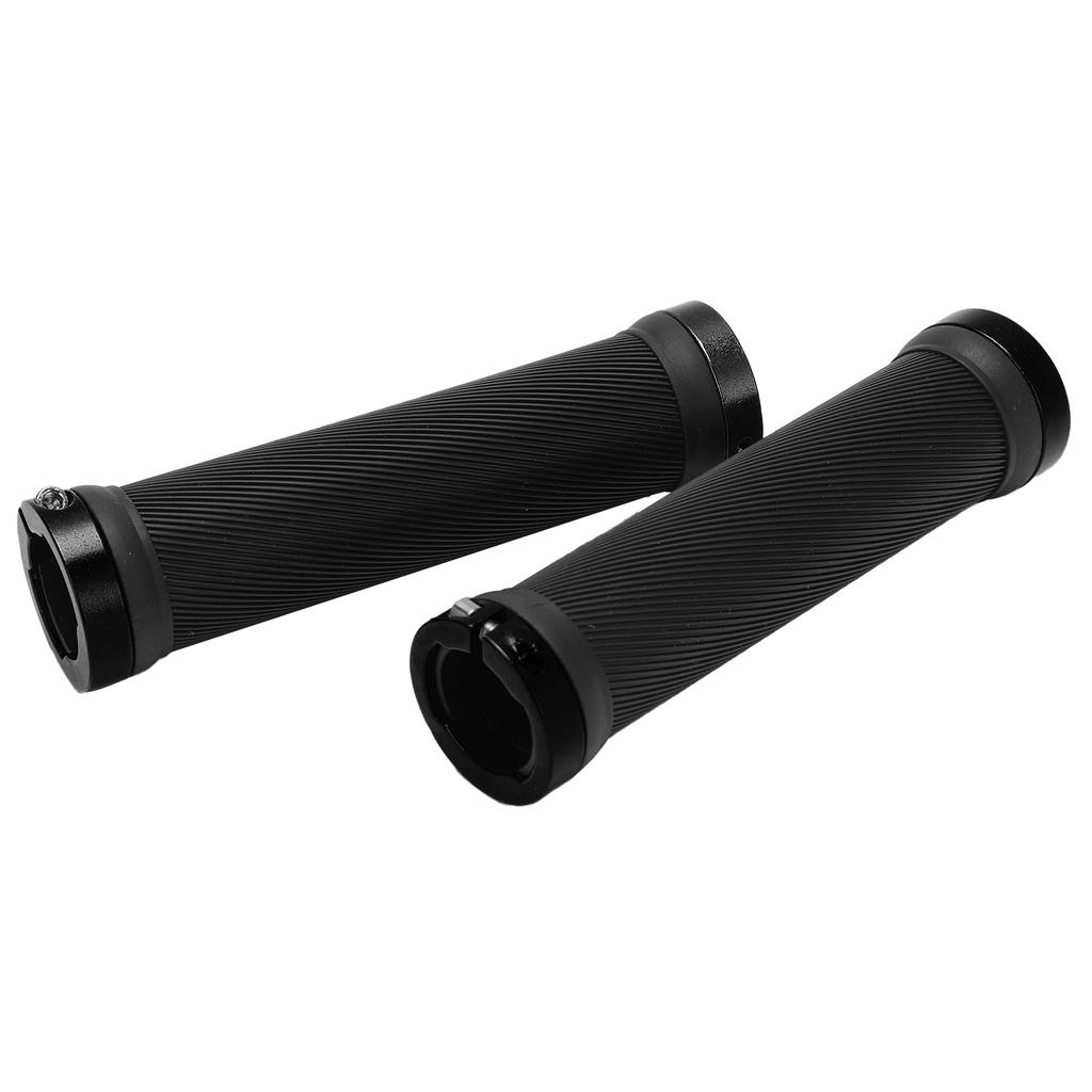 2 szt. Chwyty Rowerowe Gumowe Antypoślizgowe Kierownica Rowerowa z Plastikowymi Osłonkami na 22 mm Rower Szosowy Górski Zamiennik