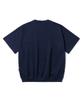 Eseulisseutyudio Lettering Pocket Short Sleeve T-Shirt Navy