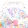 Multipurpose PET Sticker Sheets For Kids Crafts Office Organization Vibrant Color Assortment Tear Resistant
