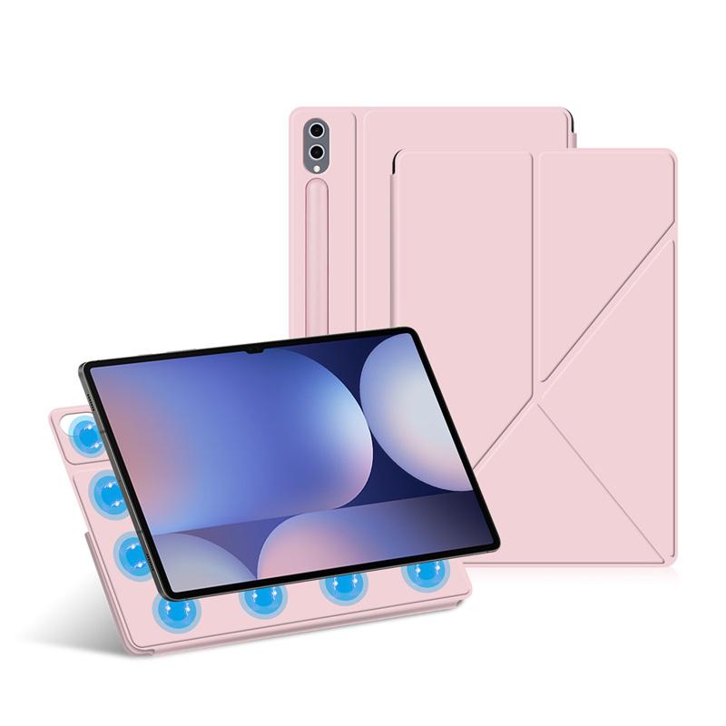 For Samsung Galaxy Tab S11 S10 Lite S9 S8 S7 FE Plus 12.4 11 Magnetic Case for Tab S10 S9 S8 Ultra 14.6 inch Pencil Holder Cover