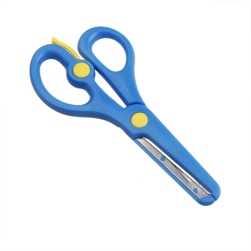 

Студенти з мультфільмів Діти Діти Художні канцелярські ножиці своїми руками Діти Ножиці для вирізання паперу Безпечні ножиці з круглою головкою Іграшкові ножиці для мистецтва синій