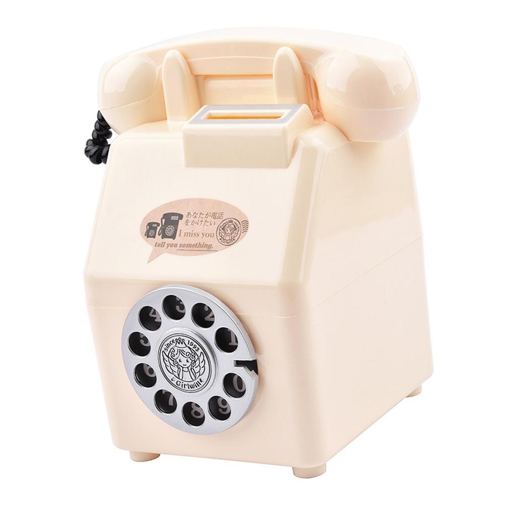 Pușculiță telefonică retro Cadou suvenir Decor pentru casă Decor de masă Bancă de monede pentru Festival Copii Raft Dormitor Ziua de naștere