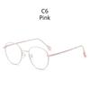 UV Protection Lightweight Comfortable Durable High Quality Retro Alloy Metal Round Shaped Lenses For Both Anti-Blue