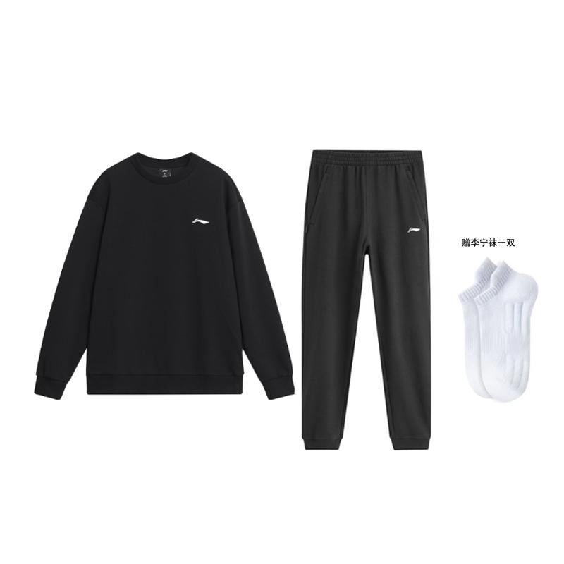 Li Ning Football Casual Sportswear Men's Standard Black YWEV025-1