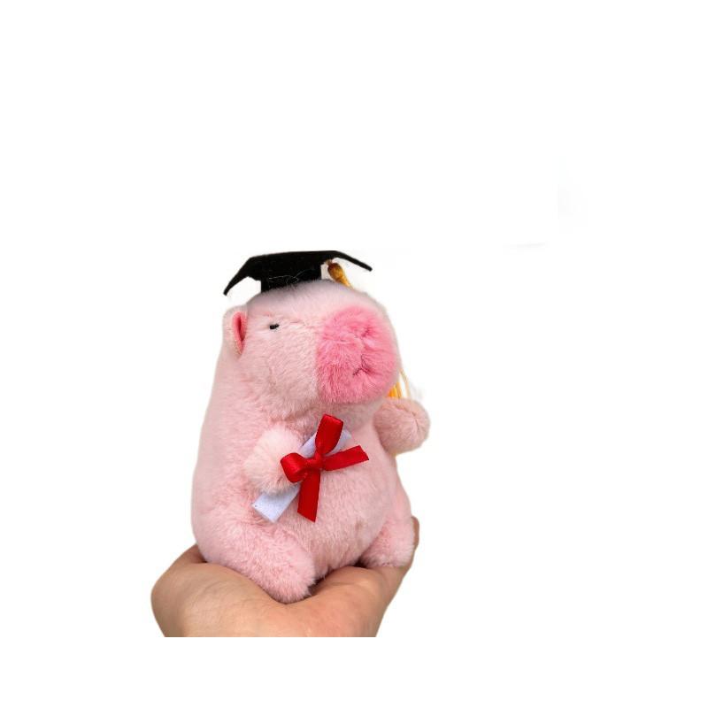Soft And Charming Plush Capybara Keychain Perfect For Graduation Or Party Gifts